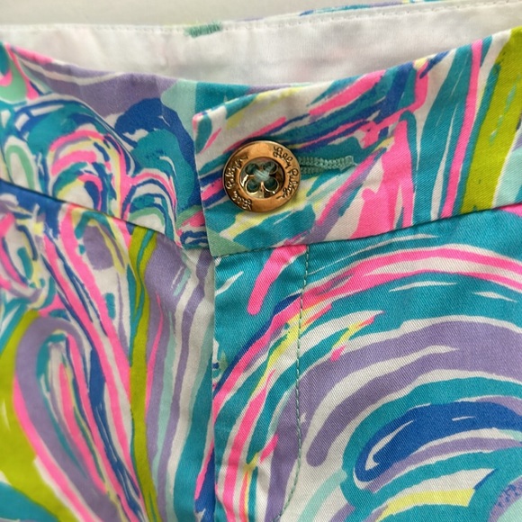 Lilly Pulitzer Jayne Short size 0 100% cotton front and back pocket - Picture 3 of 5